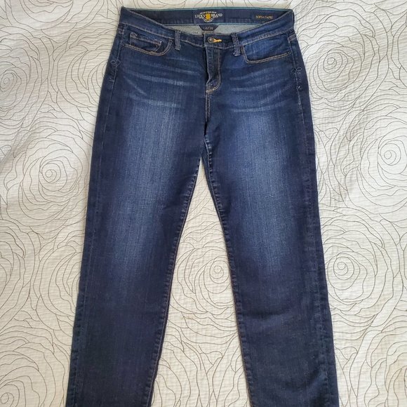 [12/31W] Lucky Brand Jeans Sofia Capri - Picture 2 of 12